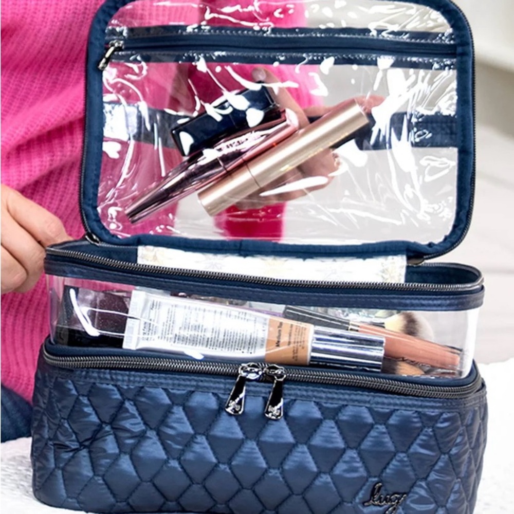 Whoosh Quilted Clear Top Cosmetic Case. Black. NWT - Picture 10 of 10